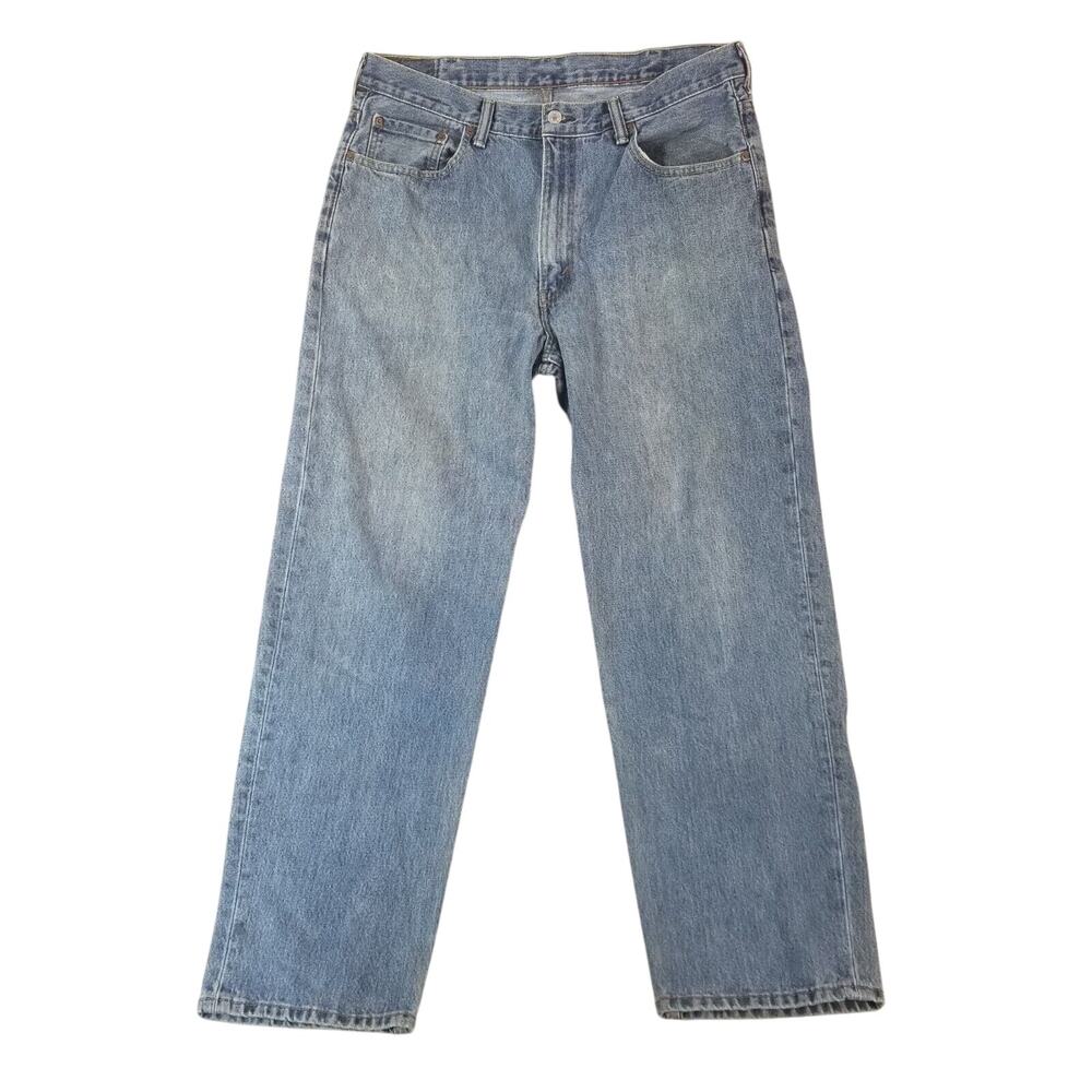 Levi's 550‎ jeans men's 38x32 relaxed fit tapered straight blue denim pants